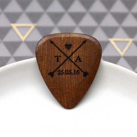 Personalised Wooden Plectrum