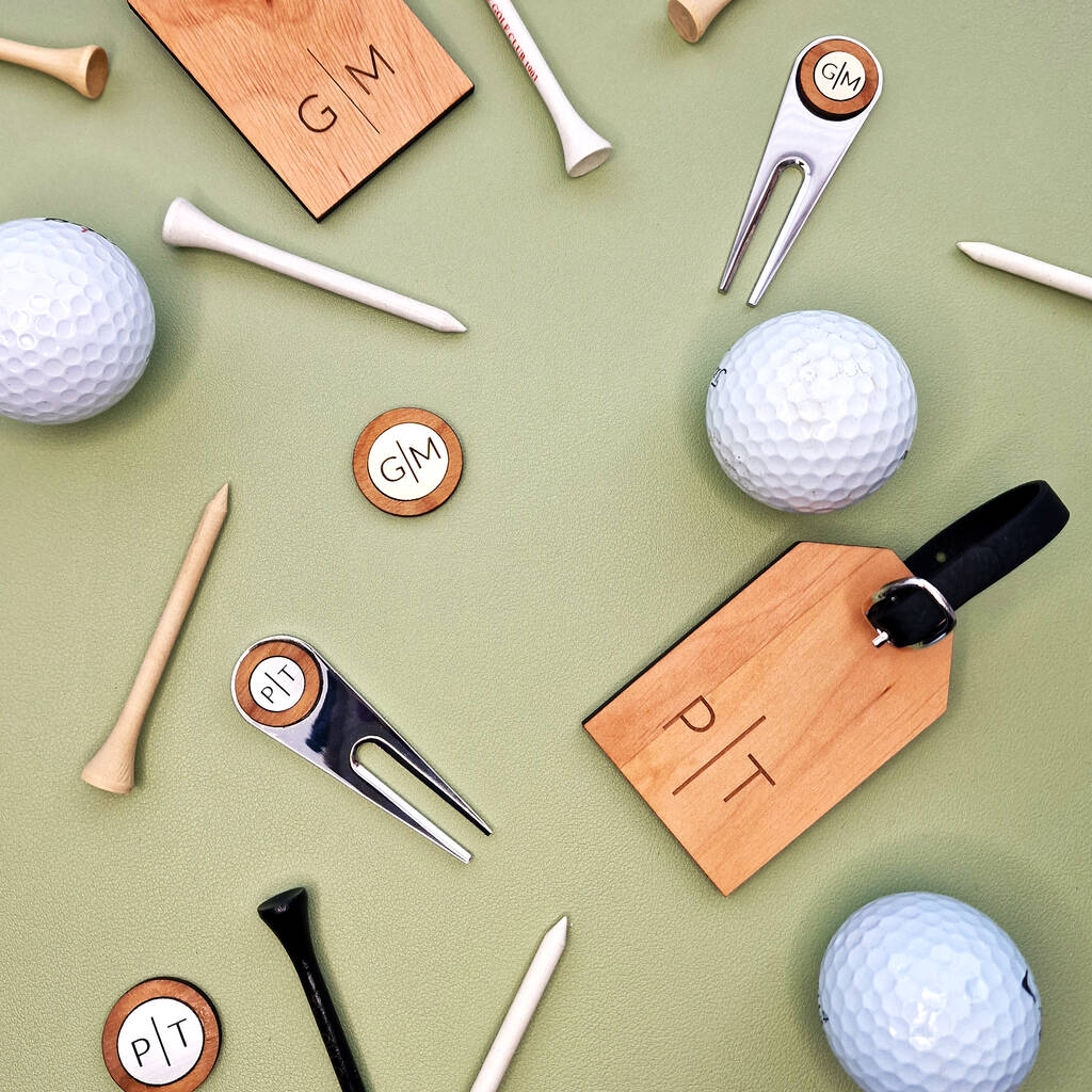golf ball marker, pitch repair tool and bag tag