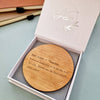Teacher definition coaster in a gift box