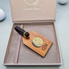 golf ball luggage tag inside gift box