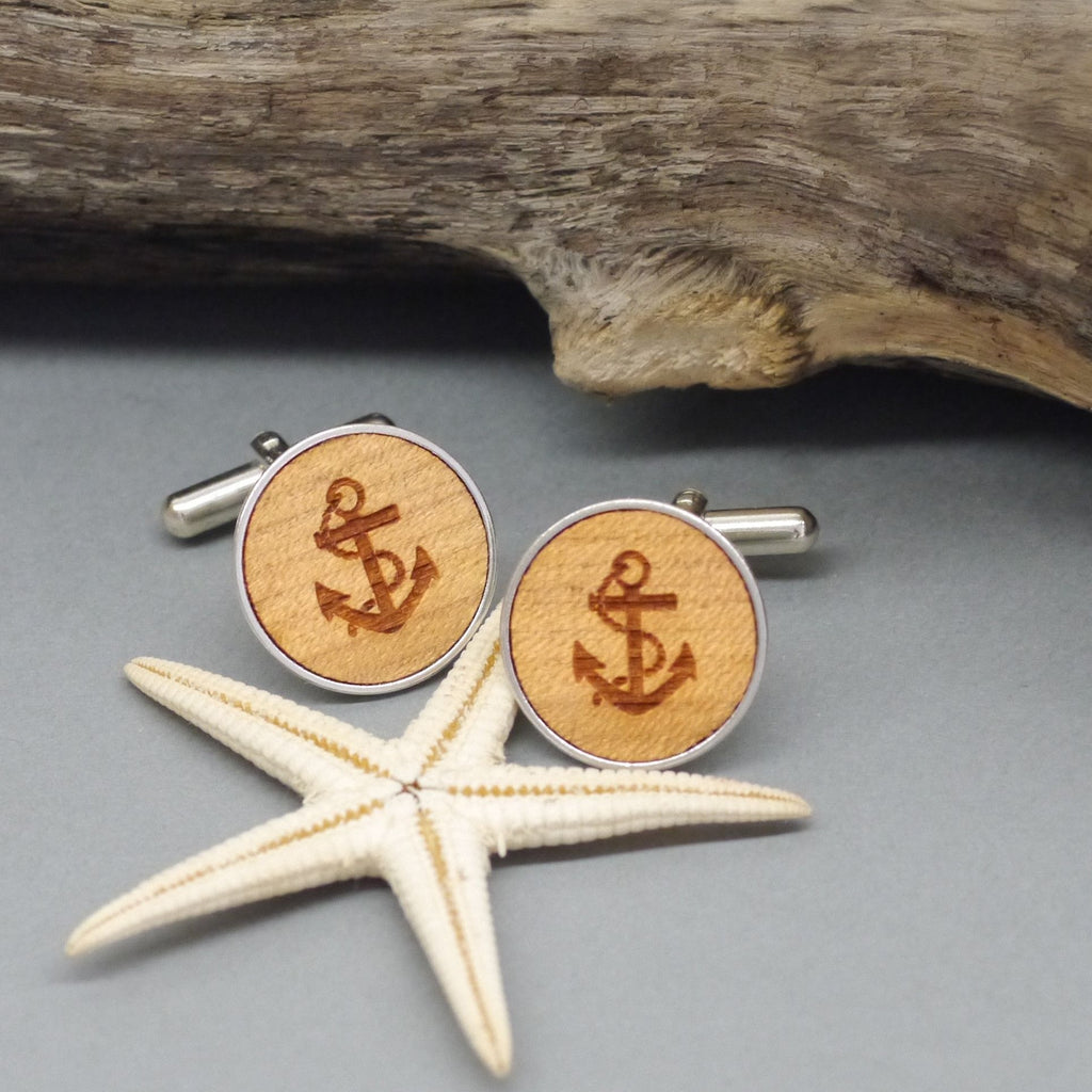 vintage anchor cufflinks