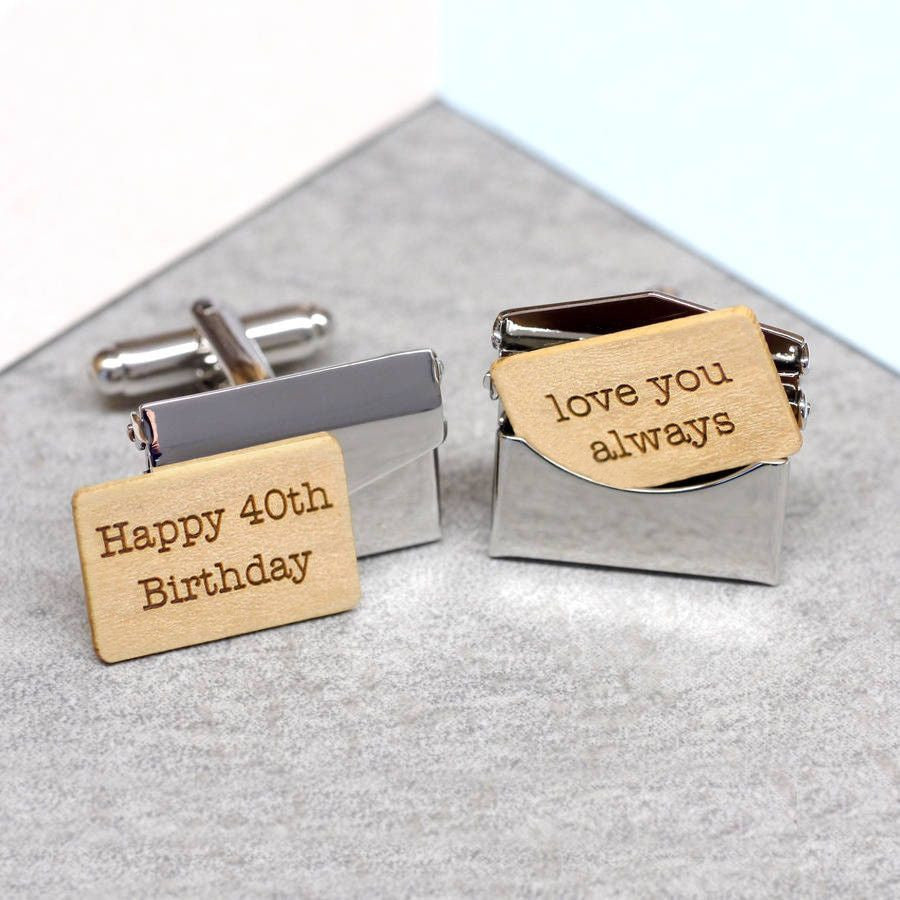 personalised cufflinks