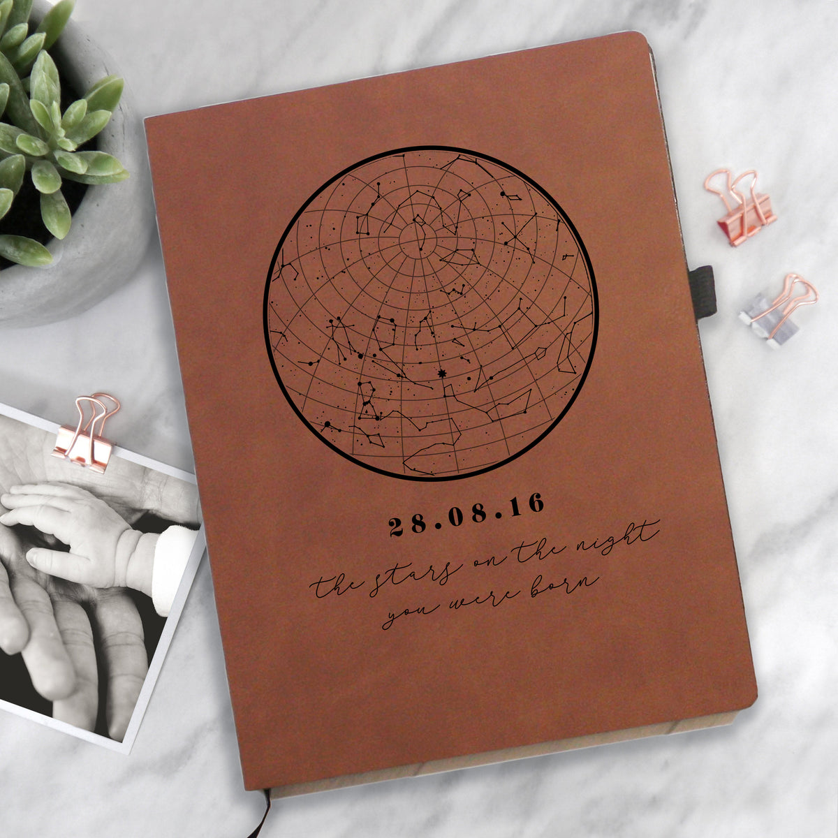 Personalised Star Map Notebook – Joanna Emily