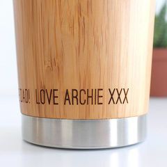 personalised coffee cup