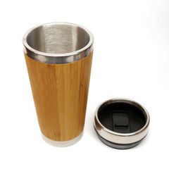 Wooden Coffee Flask with Lid
